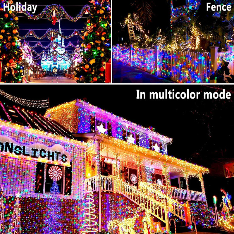 Best outdoor color changing string lights best sale